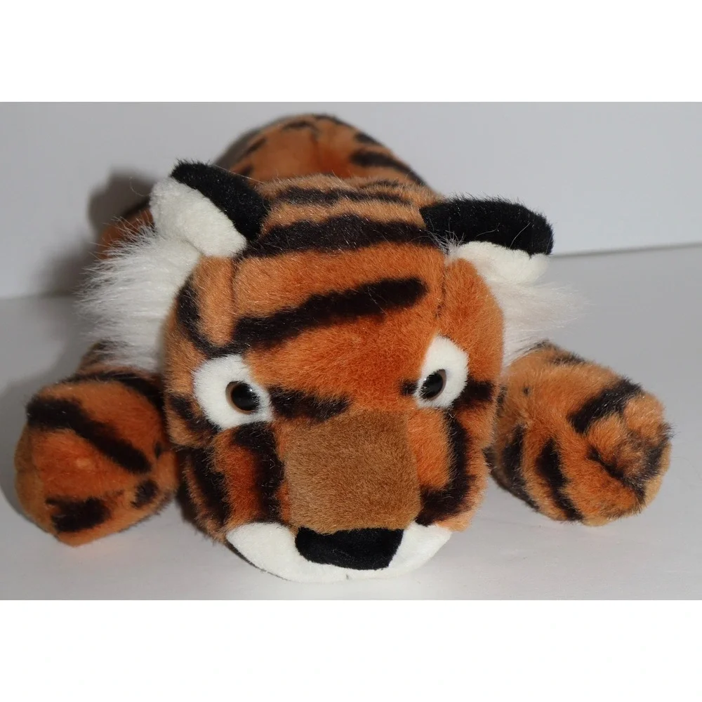 Russ Berrie Bengali Bengal Tiger Plush Orange Black Striped Puppet T24118 10 in